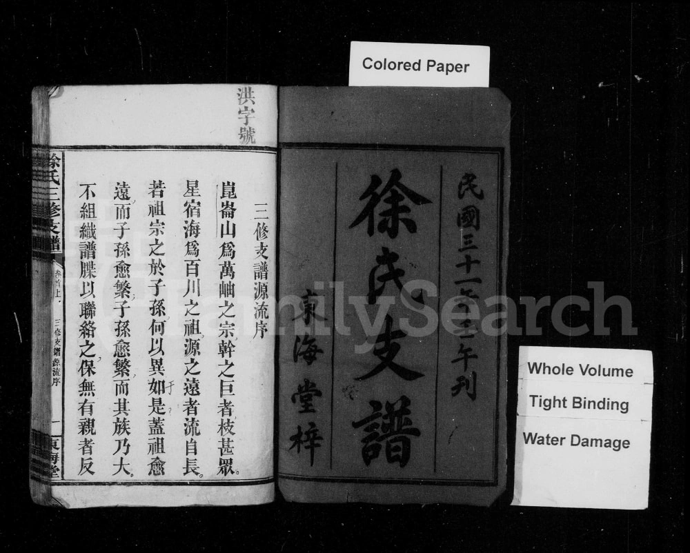 图片[2]-湖南沅江徐氏三修支谱（东海堂）PDF电子版下载-家谱下载