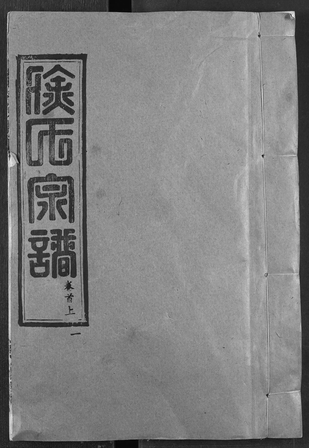图片[1]-湖北武汉新洲区徐氏族谱（东海堂）PDF电子版下载-家谱下载