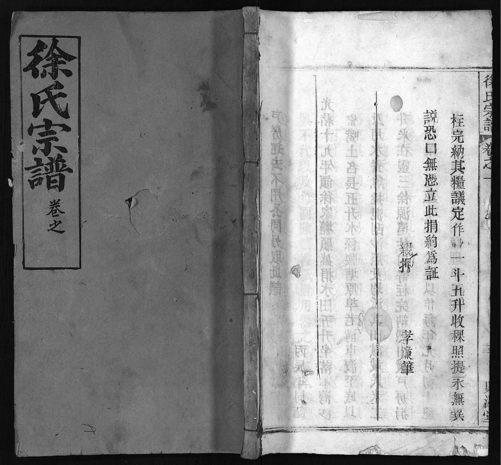 图片[1]-湖北武汉新洲区徐氏宗谱（贻源堂）PDF电子版下载-家谱下载