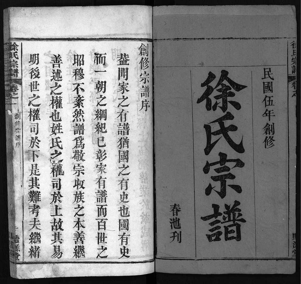 图片[2]-湖北武汉新洲区徐氏宗谱（贻源堂）PDF电子版下载-家谱下载