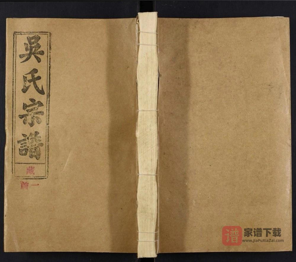 图片[1]-安徽安庆宿松县吴氏宗谱（至德堂）PDF电子版下载-家谱下载
