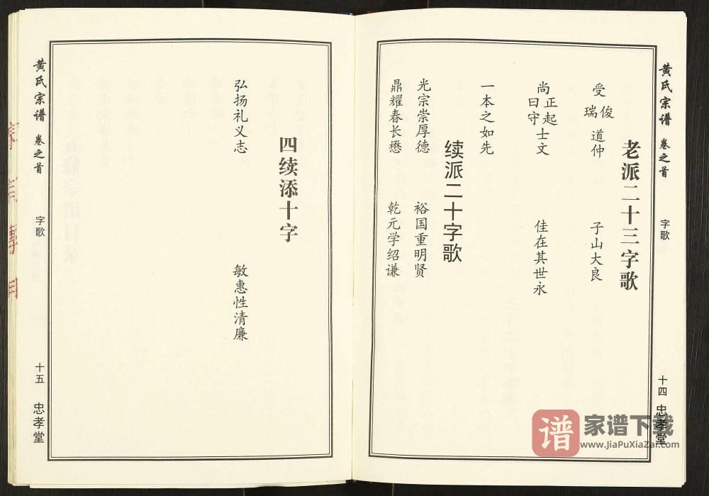图片[2]-湖北武汉新洲区黄氏宗谱（忠孝堂）PDF电子版下载-家谱下载