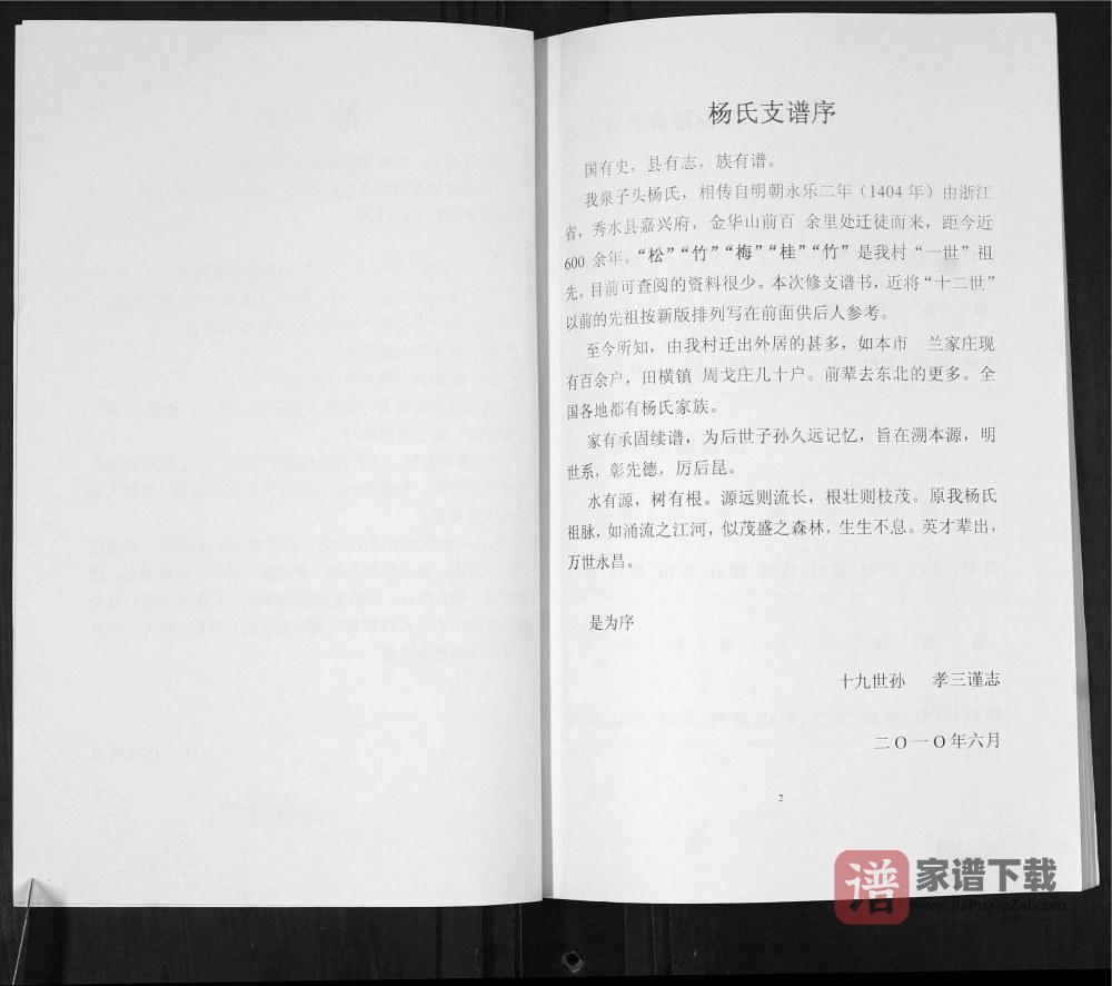 图片[2]-山东青岛即墨泉子头村杨氏近代族谱PDF电子版下载-家谱下载
