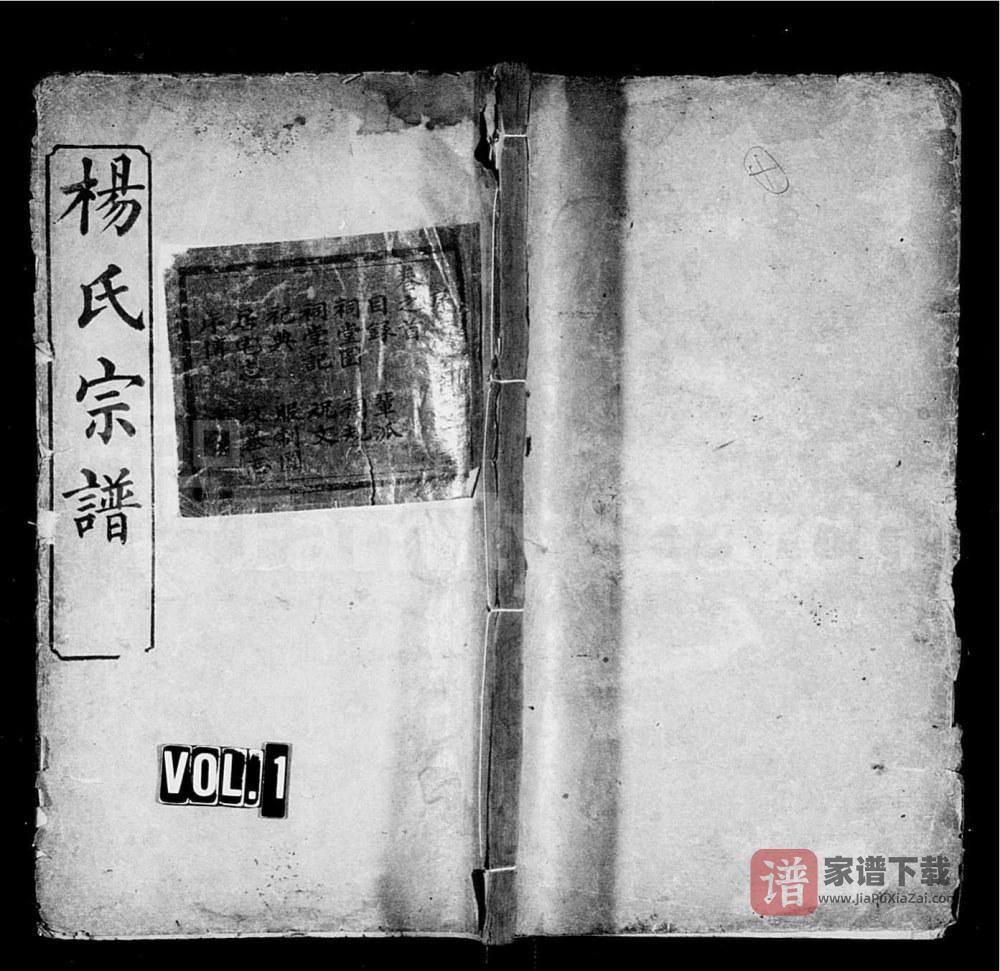 图片[1]-湖北黄冈杨氏宗谱（清白堂）PDF电子版下载-家谱下载