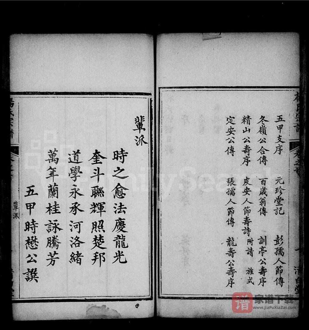 图片[2]-湖北黄冈杨氏宗谱（清白堂）PDF电子版下载-家谱下载