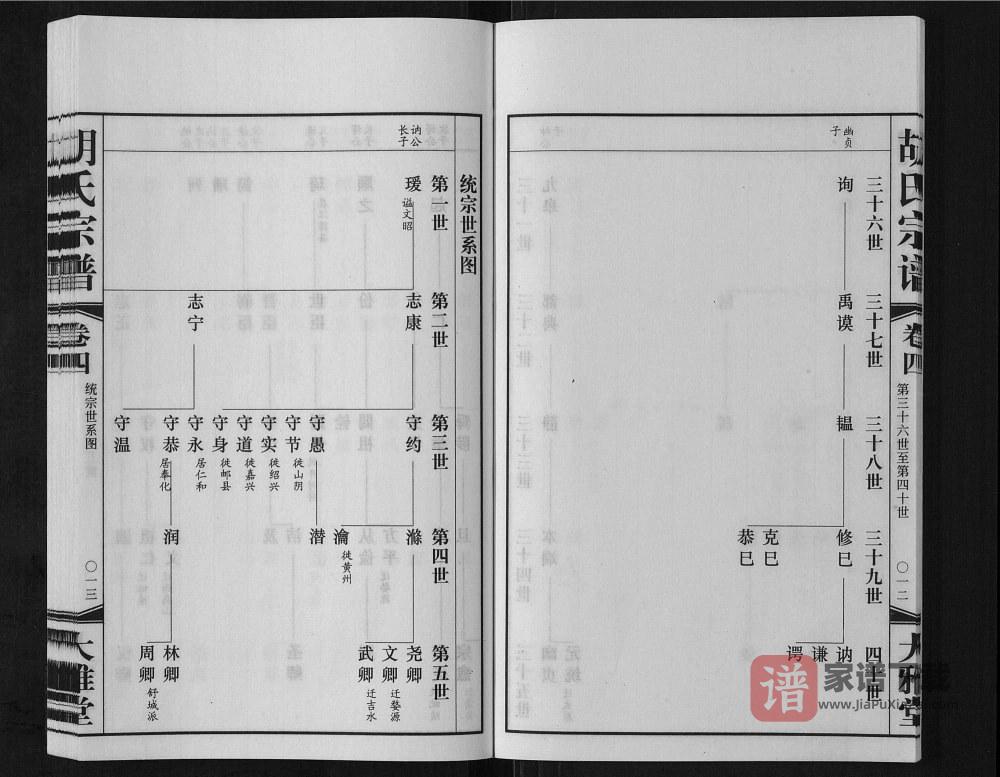 图片[2]-江苏常州毗陵山东桥胡氏宗谱（大雅堂）PDF高清电子版下载-家谱下载