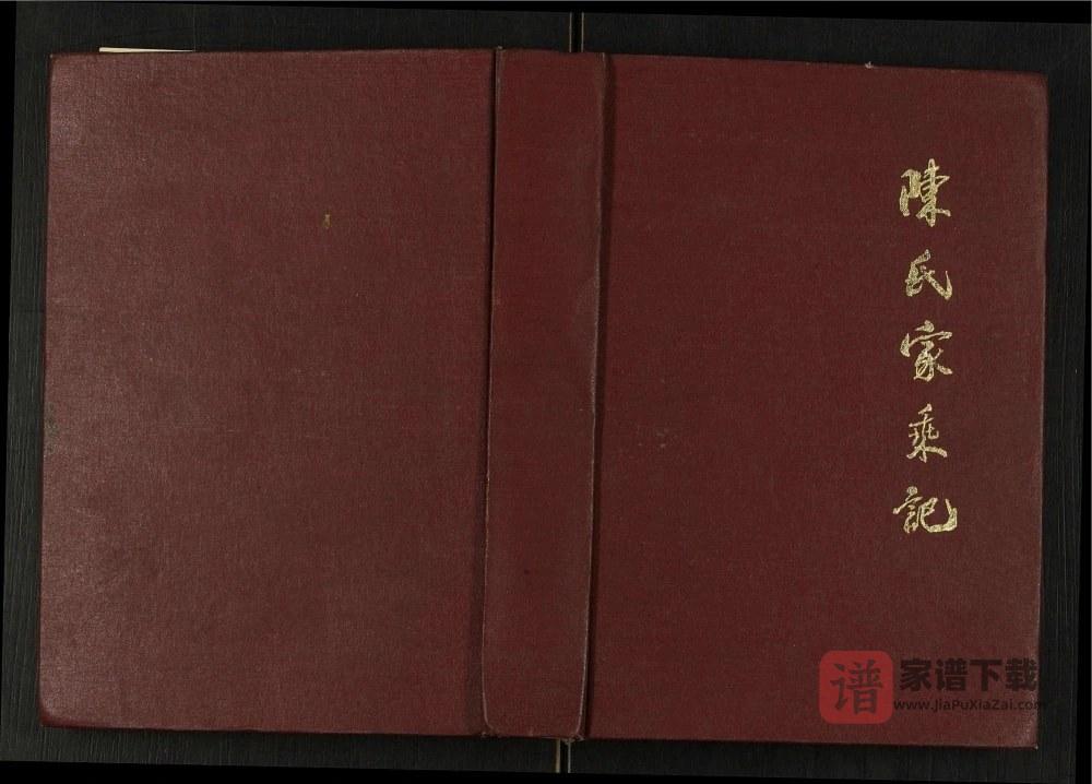 重庆铜梁区陈氏家乘记PDF高清电子版下载