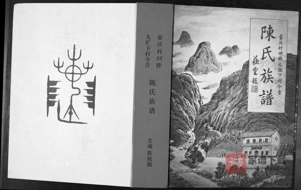 广西北海合浦县豪沃村回眸九塘下村今昔陈氏族谱PDF高清电子版下载