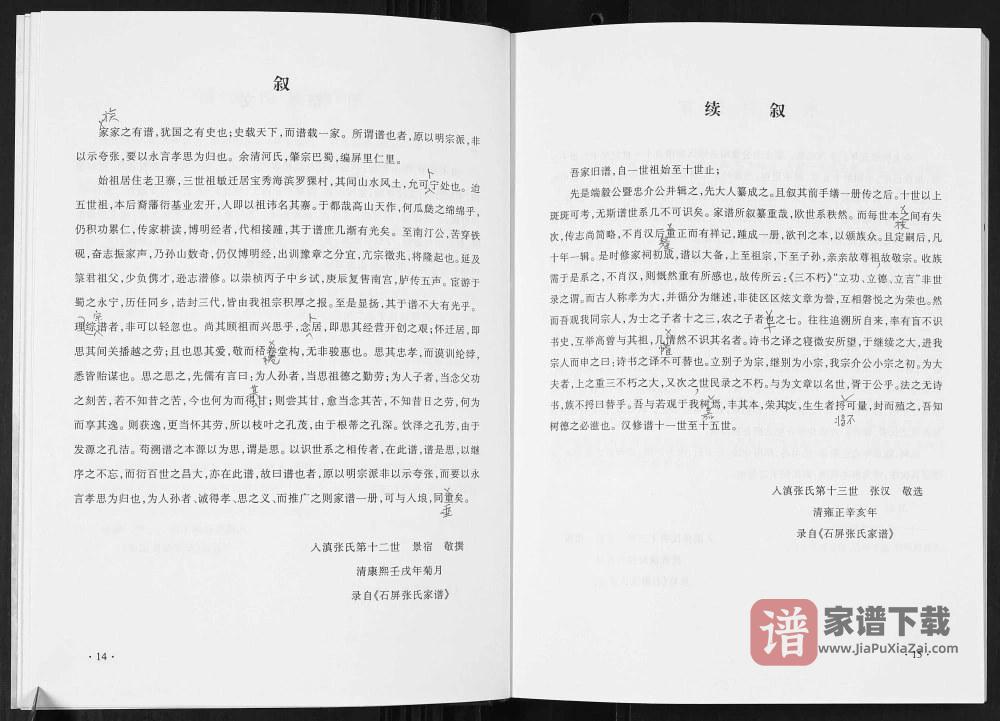 图片[2]-云南曲靖罗平板桥宗支张氏家谱PDF高清电子版下载-家谱下载