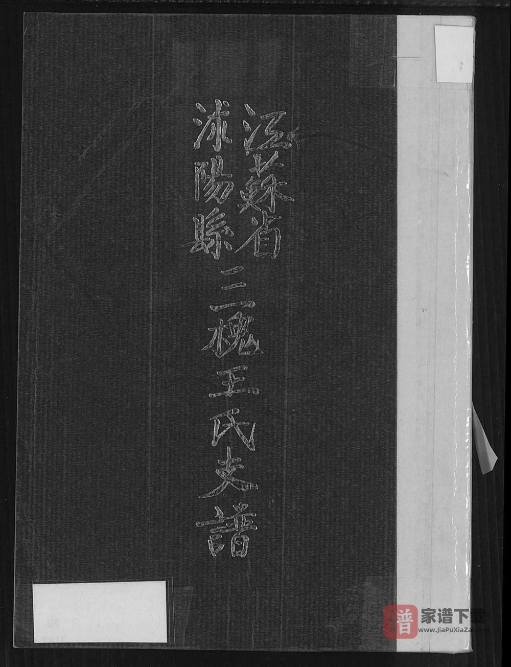 江苏宿迁沭阳县三槐王氏支谱PDF高清电子版下载