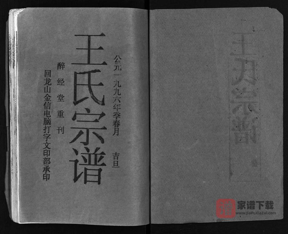 图片[2]-湖北鄂州王氏宗谱（醉经堂）PDF高清电子版下载-家谱下载