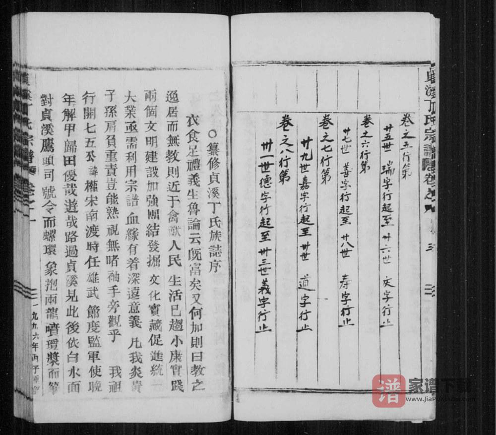 图片[2]-浙江丽水缙云县贞溪丁氏宗谱PDF高清电子版下载-家谱下载