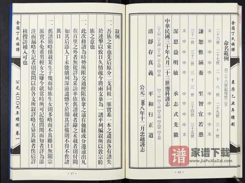 山东淄博临淄区金岭丁氏族谱PDF高清电子版下载-家谱下载