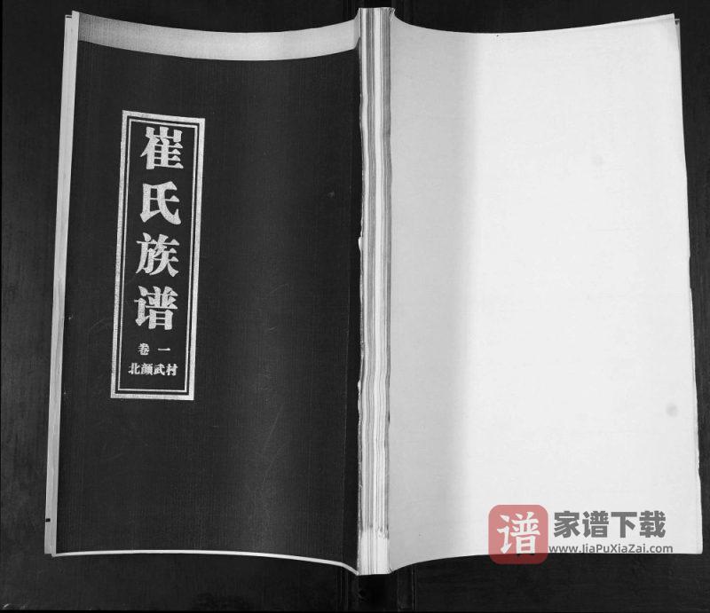 山东青岛即墨北演武村崔氏族谱PDF高清电子版下载-家谱下载
