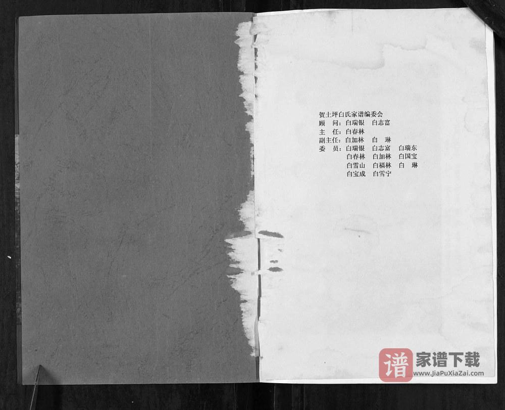 图片[2]-陕西延安延川县贺土坪白氏家谱PDF高清电子版下载-家谱下载