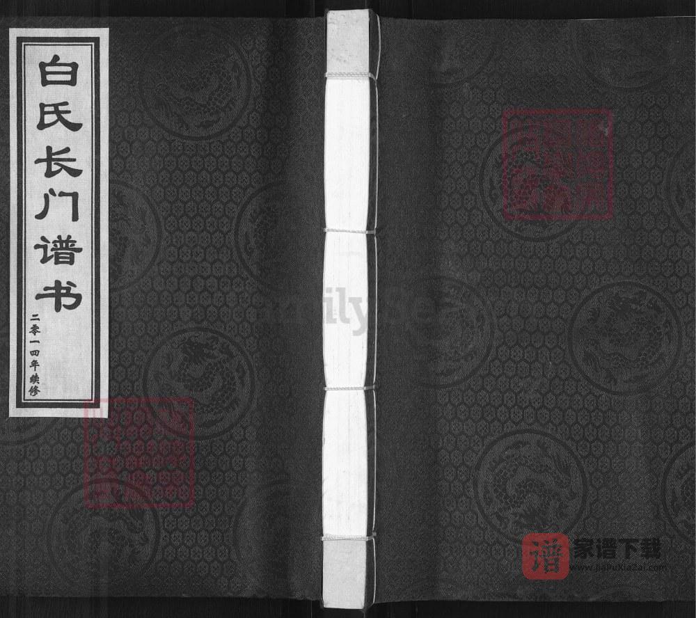 河北沧州白氏长门谱书PDF高清电子版下载