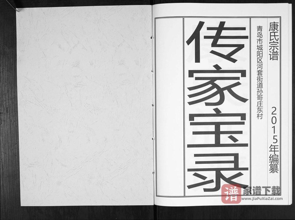 图片[2]-山东青岛康氏族谱PDF高清电子版下载-家谱下载