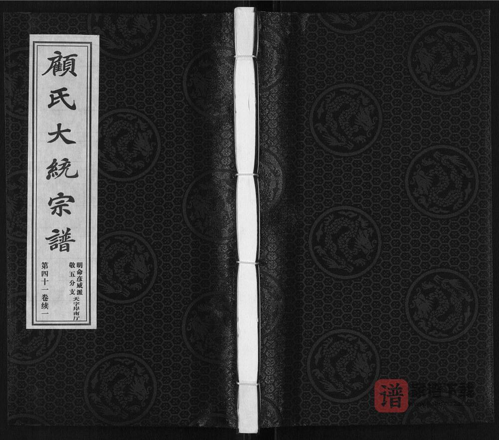 图片[1]-江苏无锡顾氏大统宗谱明命彦威派敬五分支（惇叙堂）PDF高清电子版下载-家谱下载