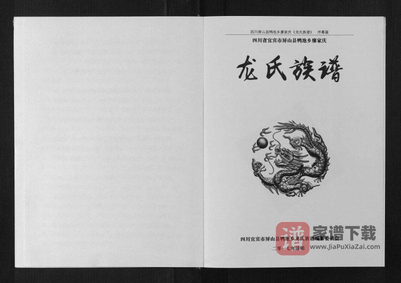 四川宜宾屏山县龙氏族谱PDF高清电子版下载-家谱下载