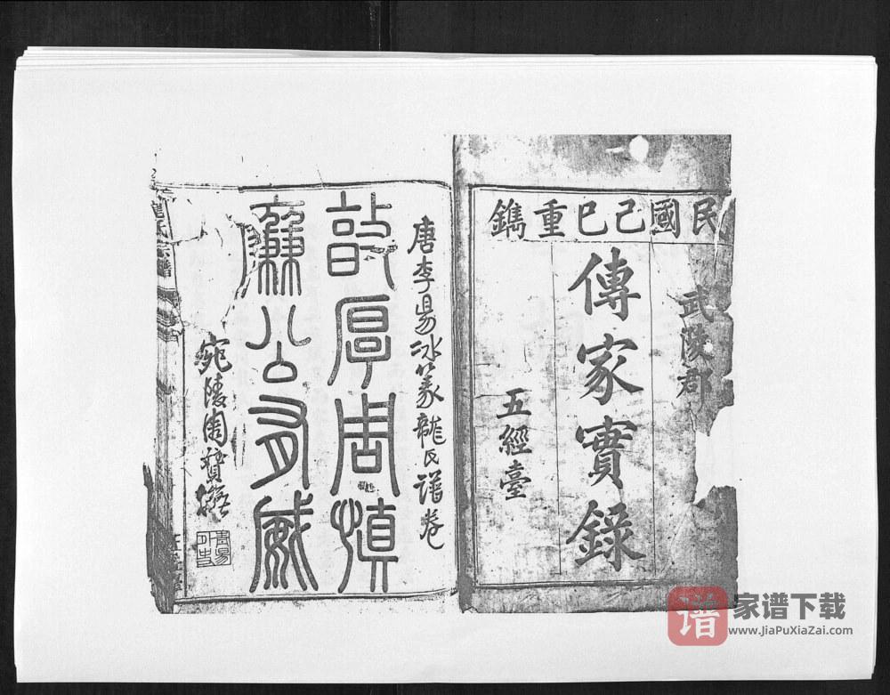 图片[2]-安徽安庆望江县雷川龙氏宗谱（五经台）PDF高清电子版下载-家谱下载