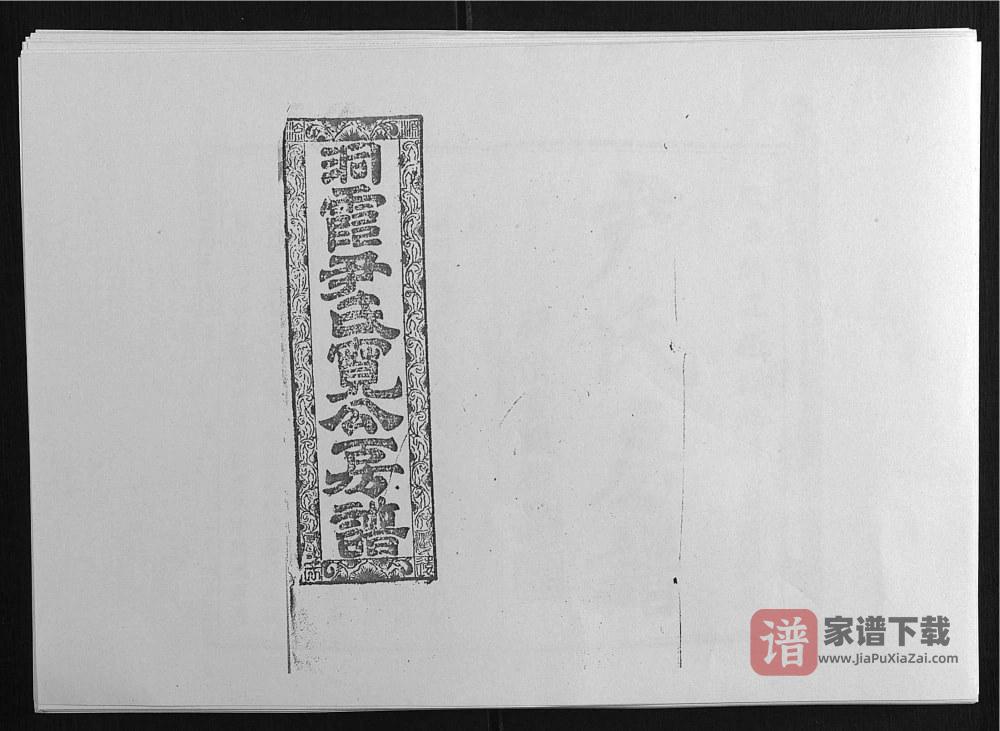 图片[1]-湖南邵阳邵东县洞霞尹氏宽公房谱（穆清堂）PDF高清电子版下载-家谱下载