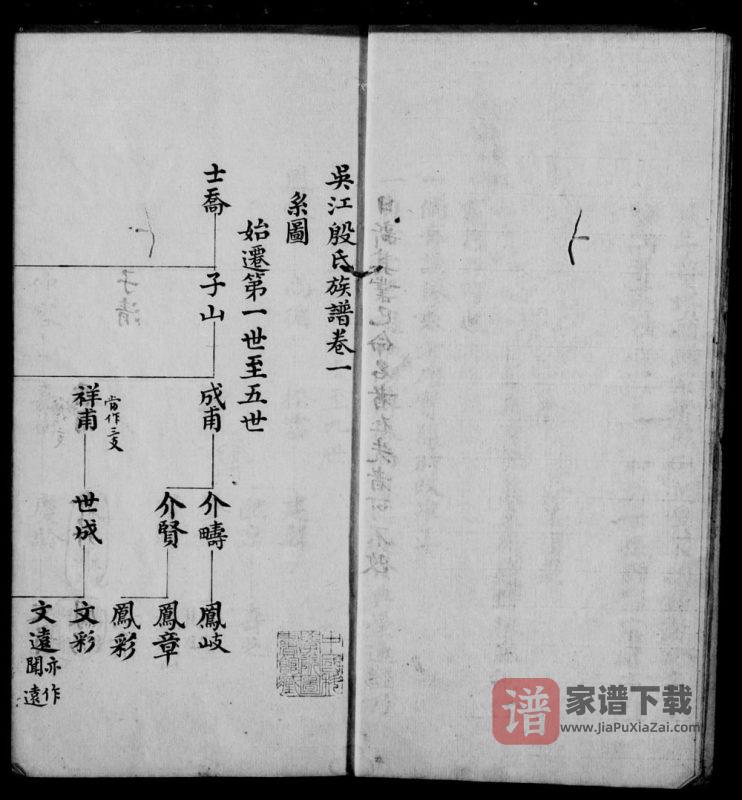 江苏苏州吴江殷氏族谱PDF高清电子版下载-家谱下载