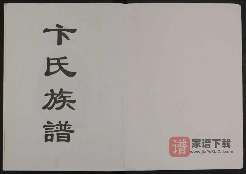 山东菏泽巨野县卞氏族谱(忠贞堂)PDF高清电子版下载-家谱下载