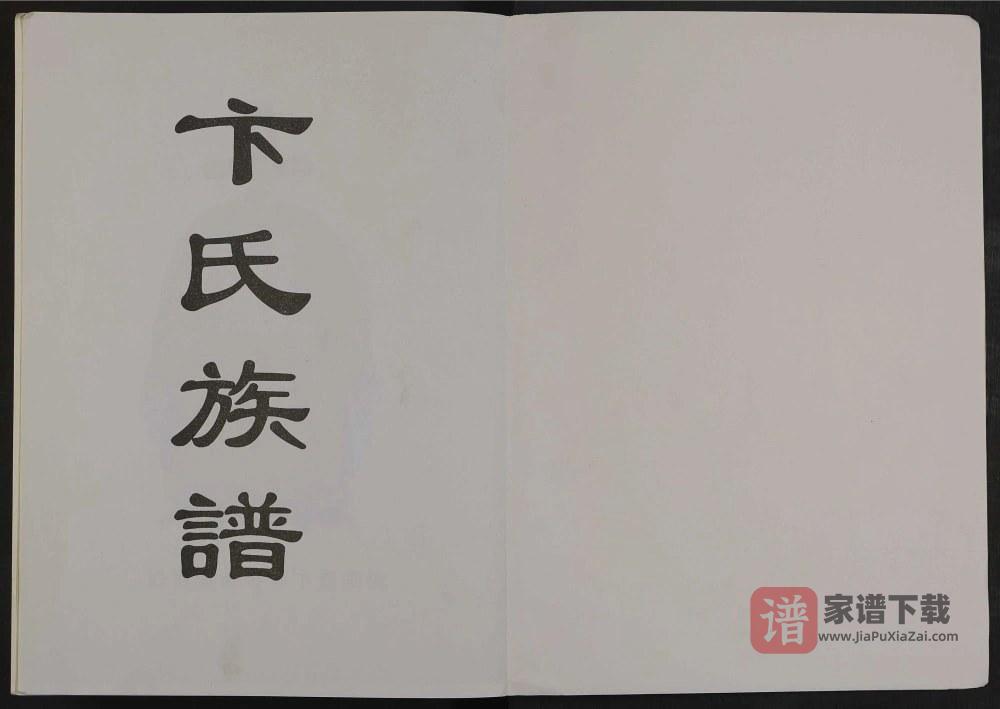 图片[1]-山东菏泽巨野县卞氏族谱（忠贞堂）PDF高清电子版下载-家谱下载