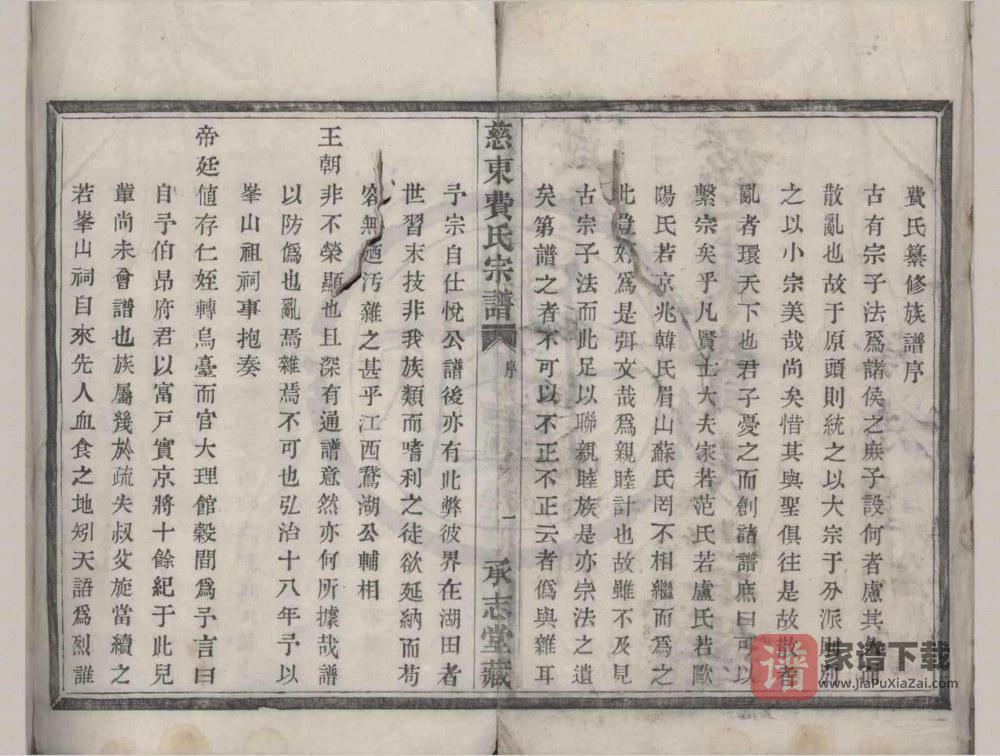 图片[2]-浙江宁波慈东费氏宗谱（承志堂）PDF高清电子版下载-家谱下载