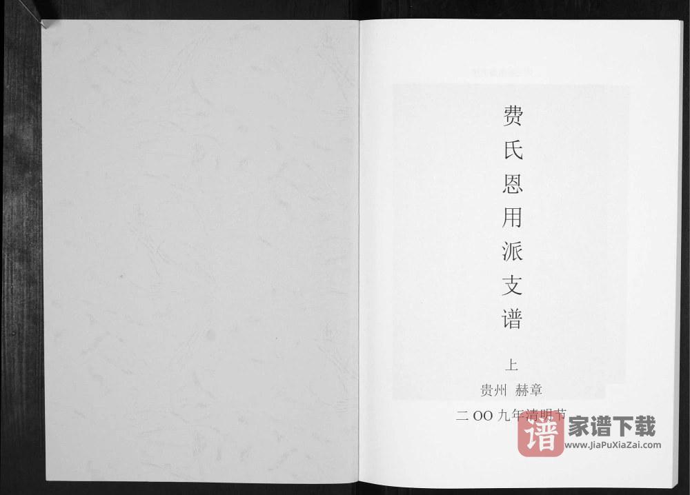 图片[2]-贵州毕节赫章县费氏恩用派支谱PDF高清电子版下载-家谱下载