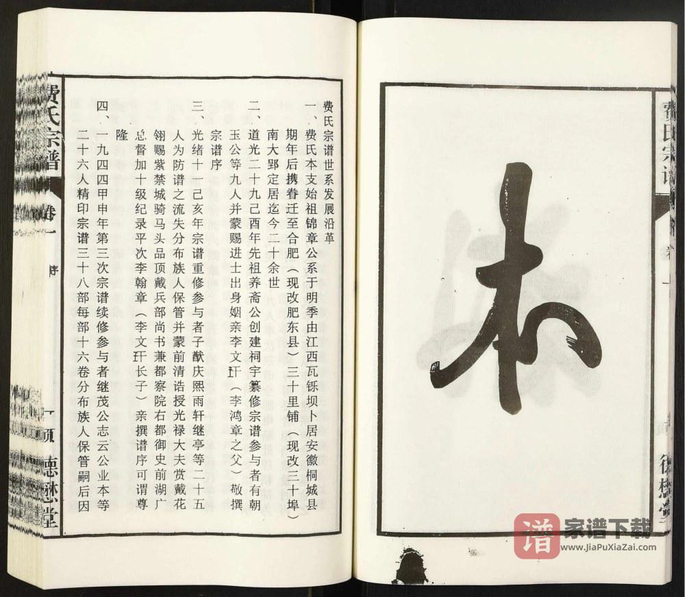 图片[2]-安徽合肥肥东县费氏宗谱（德懋堂）PDF高清电子版下载-家谱下载