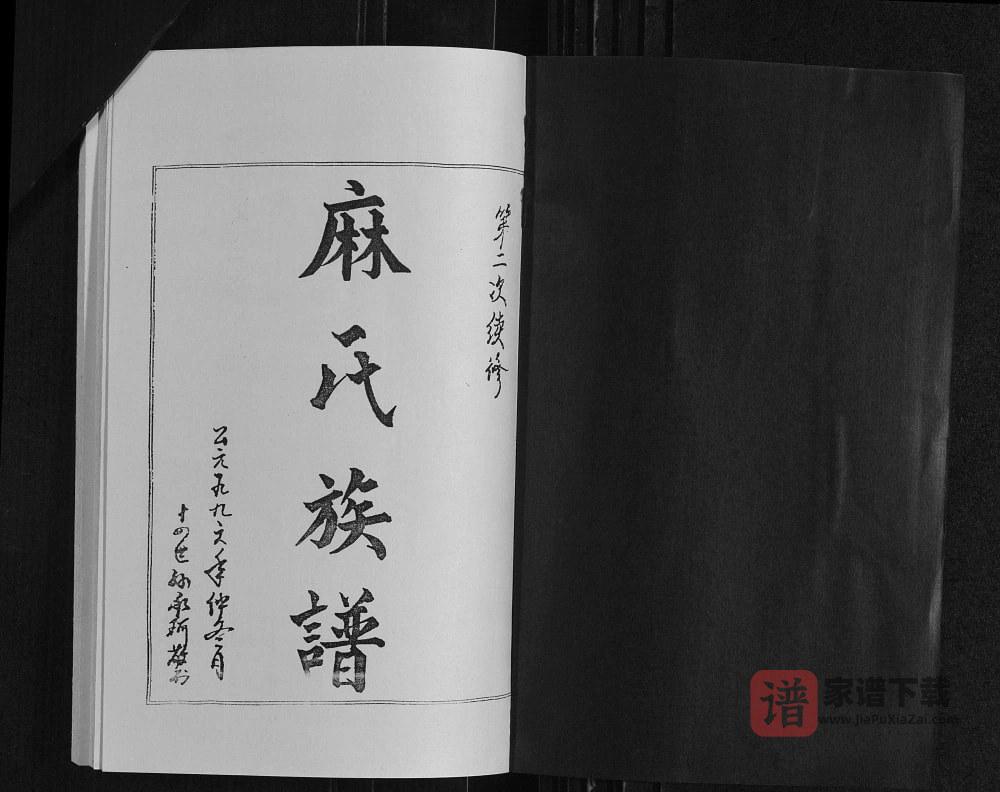 图片[2]-山东临沂沂南县麻氏族谱PDF高清电子版下载-家谱下载