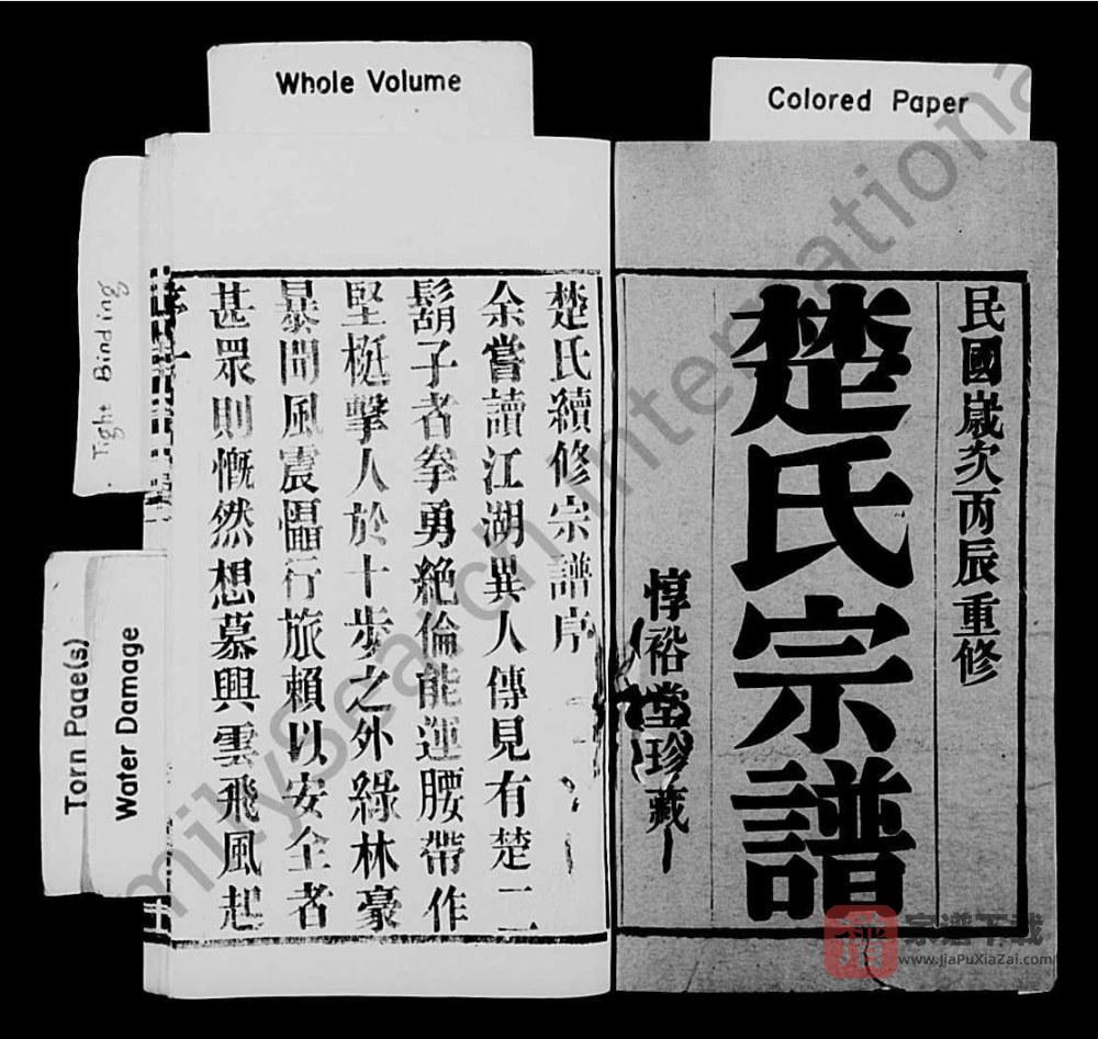 图片[2]-江苏无锡楚氏续修宗谱（惇裕堂）PDF高清电子版下载-家谱下载