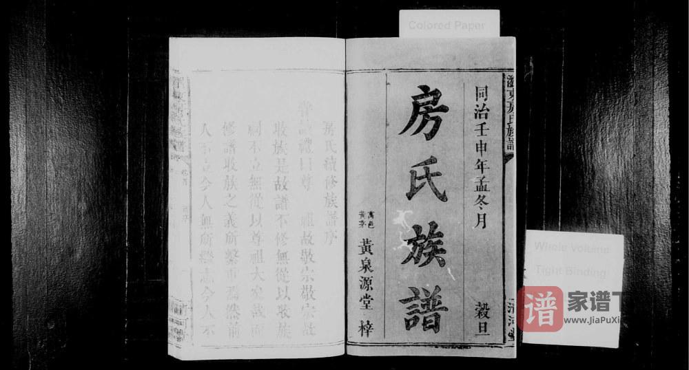 湖南浏阳浏东房氏族谱（清河堂）PDF高清电子版下载