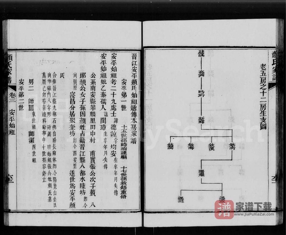 图片[2]-广东佛山南海区重修颜氏迁粤家谱PDF高清电子版下载-家谱下载