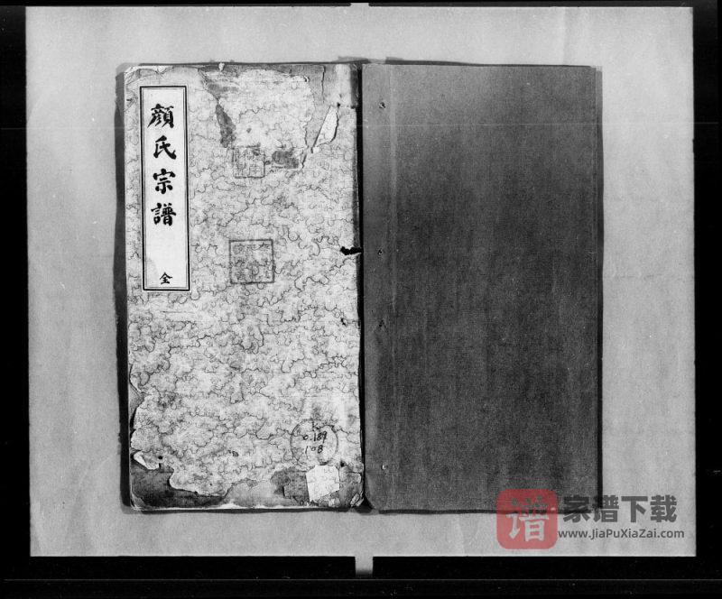 广东佛山南海区颜氏宗谱PDF高清电子版下载-家谱下载