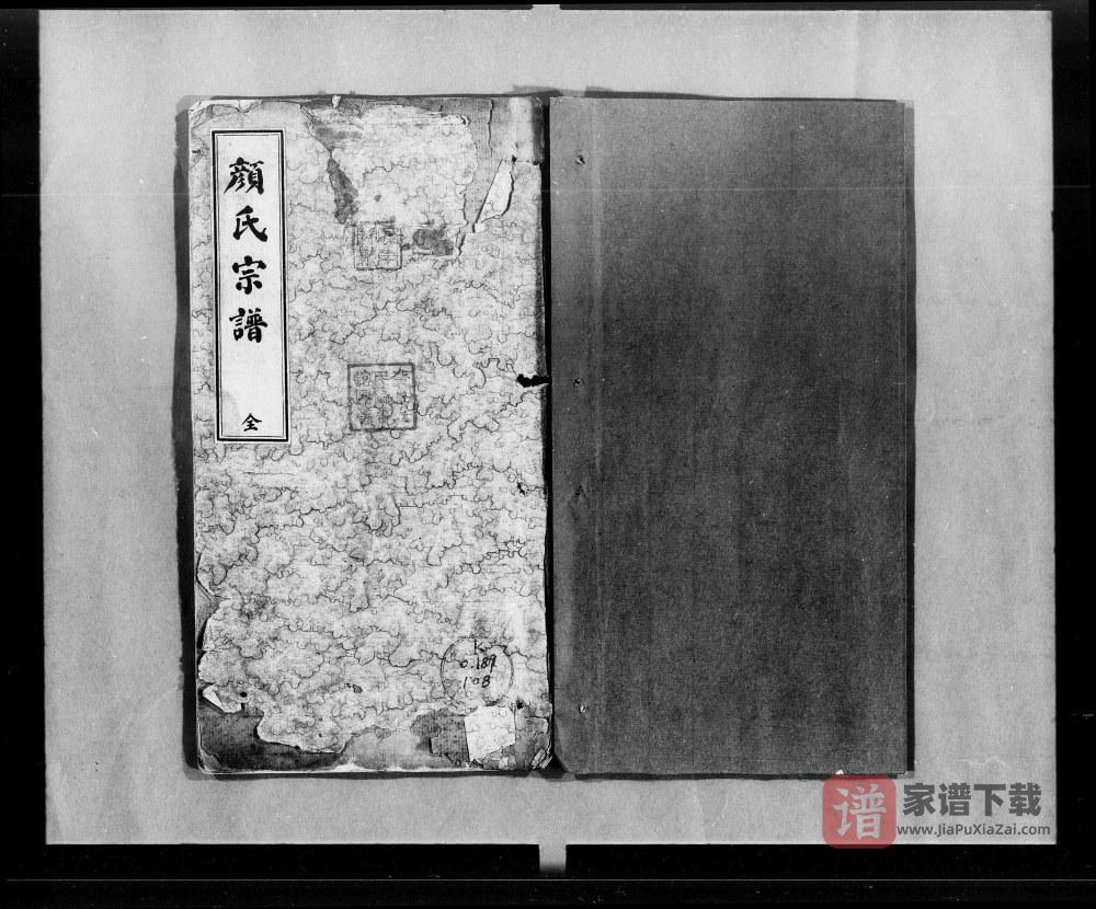 图片[1]-广东佛山南海区颜氏宗谱PDF高清电子版下载-家谱下载