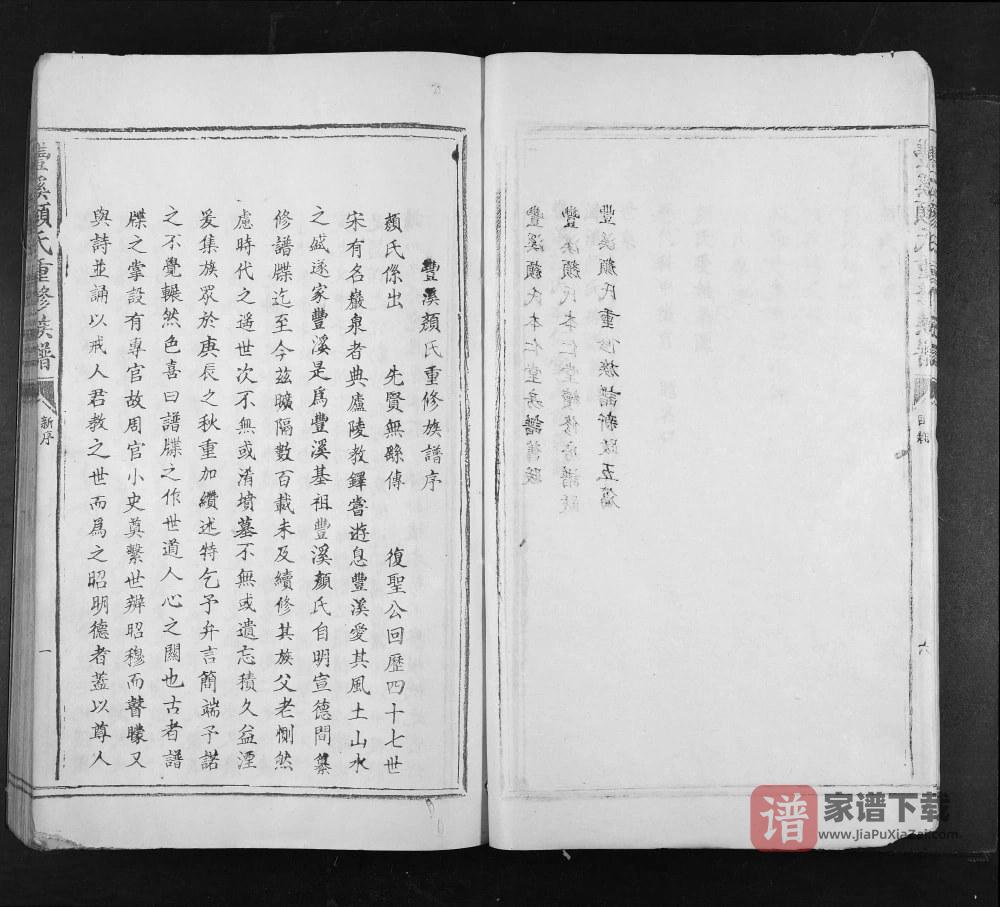 图片[2]-江西吉安丰溪颜氏重修族谱PDF高清电子版下载-家谱下载
