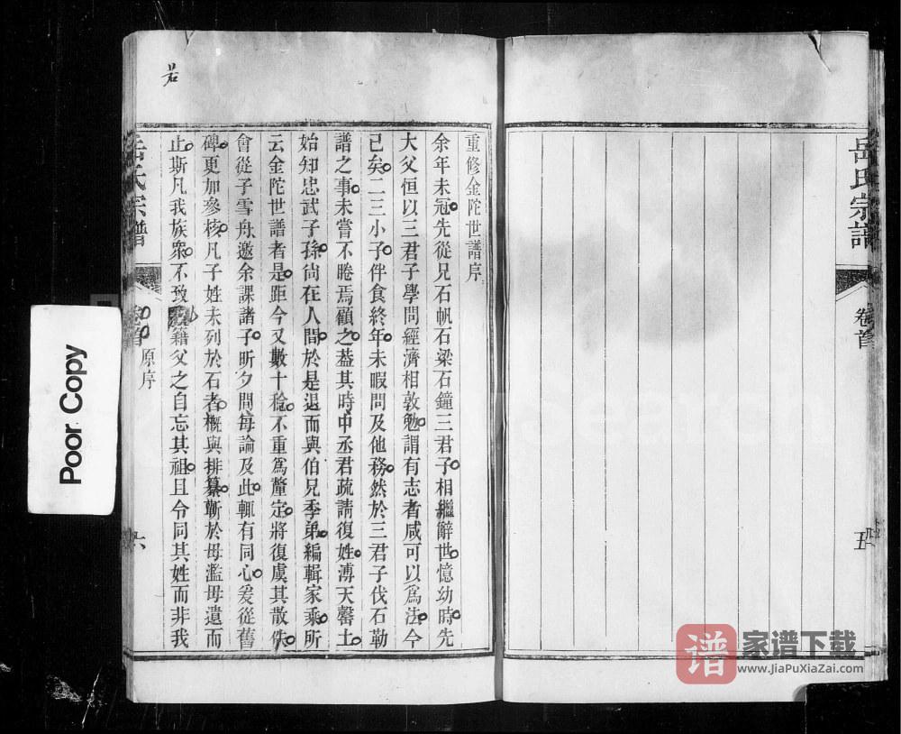 图片[1]-浙江嘉兴嘉禾岳氏宗谱PDF高清电子版下载-家谱下载