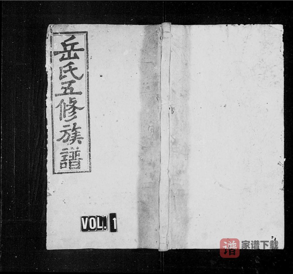 图片[1]-湖南邵阳岳氏五修族谱（敦本堂）PDF高清电子版下载-家谱下载