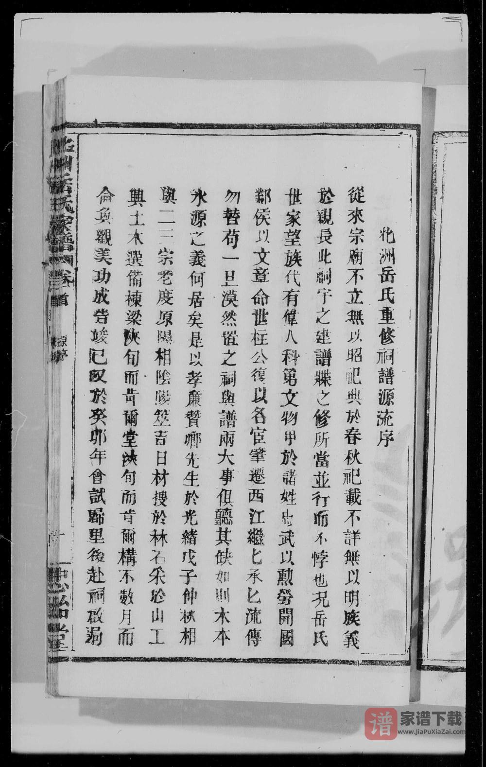 图片[2]-江西南昌北洲岳氏家谱（忠贻堂）PDF高清电子版下载-家谱下载