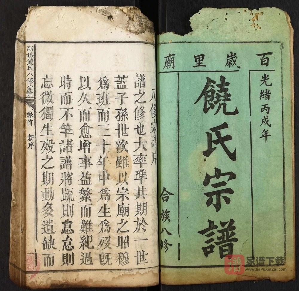 图片[2]-江西抚州黎川县新城百岁里饶氏八修宗谱PDF高清电子版下载-家谱下载