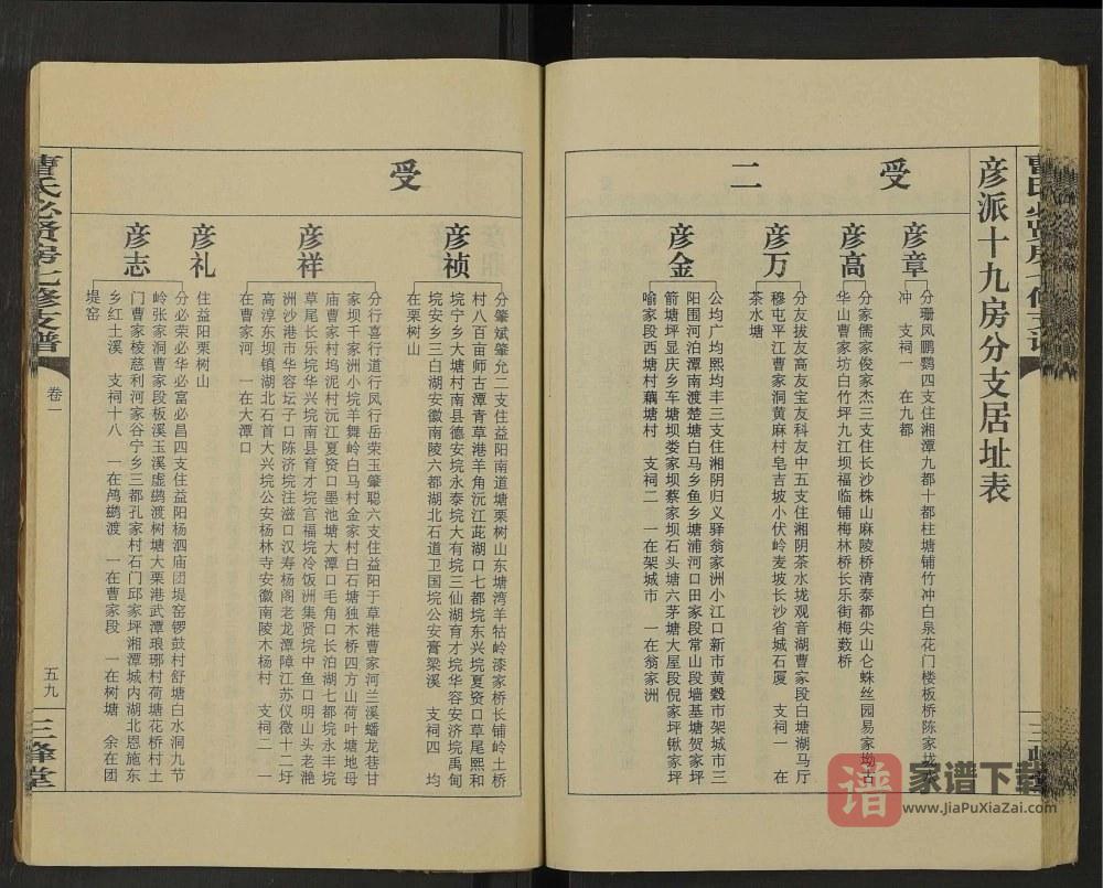 图片[2]-湖南益阳三峰曹氏必贤房七修支谱（三峰堂）PDF高清电子版下载-家谱下载