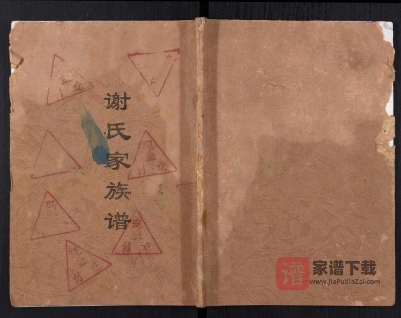 重庆开州区谢氏家族谱PDF高清电子版下载-家谱下载