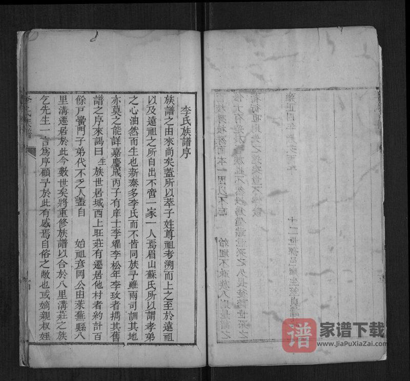 山东济南莱芜区李氏族谱PDF高清电子版下载-家谱下载