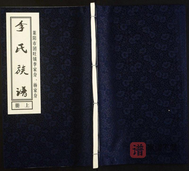 山东莱阳团旺镇李家夼杨家夼李氏族谱PDF高清电子版下载-家谱下载
