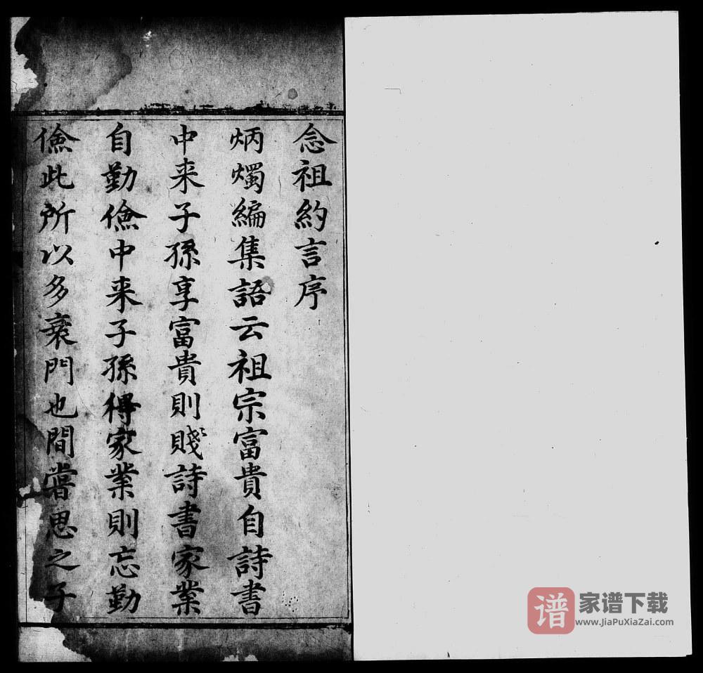 山东淄博桓台县大槐王氏念祖约言PDF高清电子版下载
