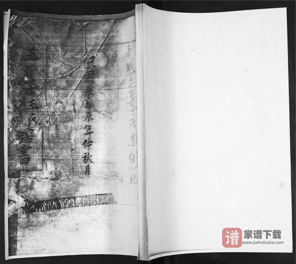 山东青岛即墨丰城王哥庄王氏谱书PDF高清电子版下载