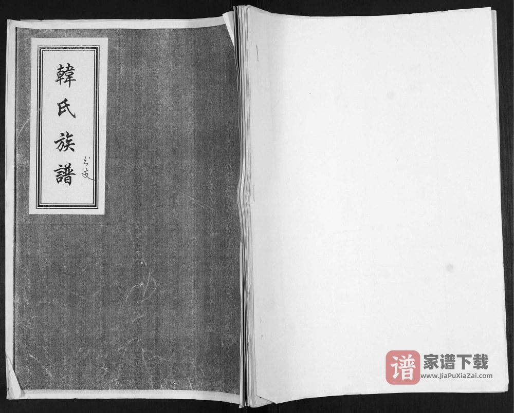 山东青岛即墨韩氏族谱分支PDF高清电子版下载