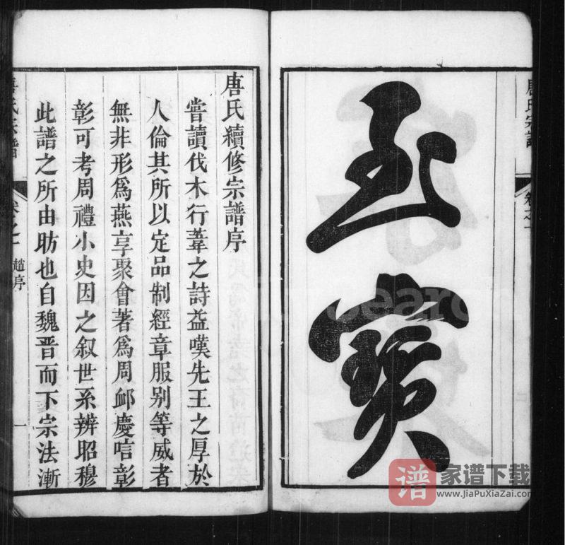安徽池州石台县唐氏宗谱PDF高清电子版下载-家谱下载